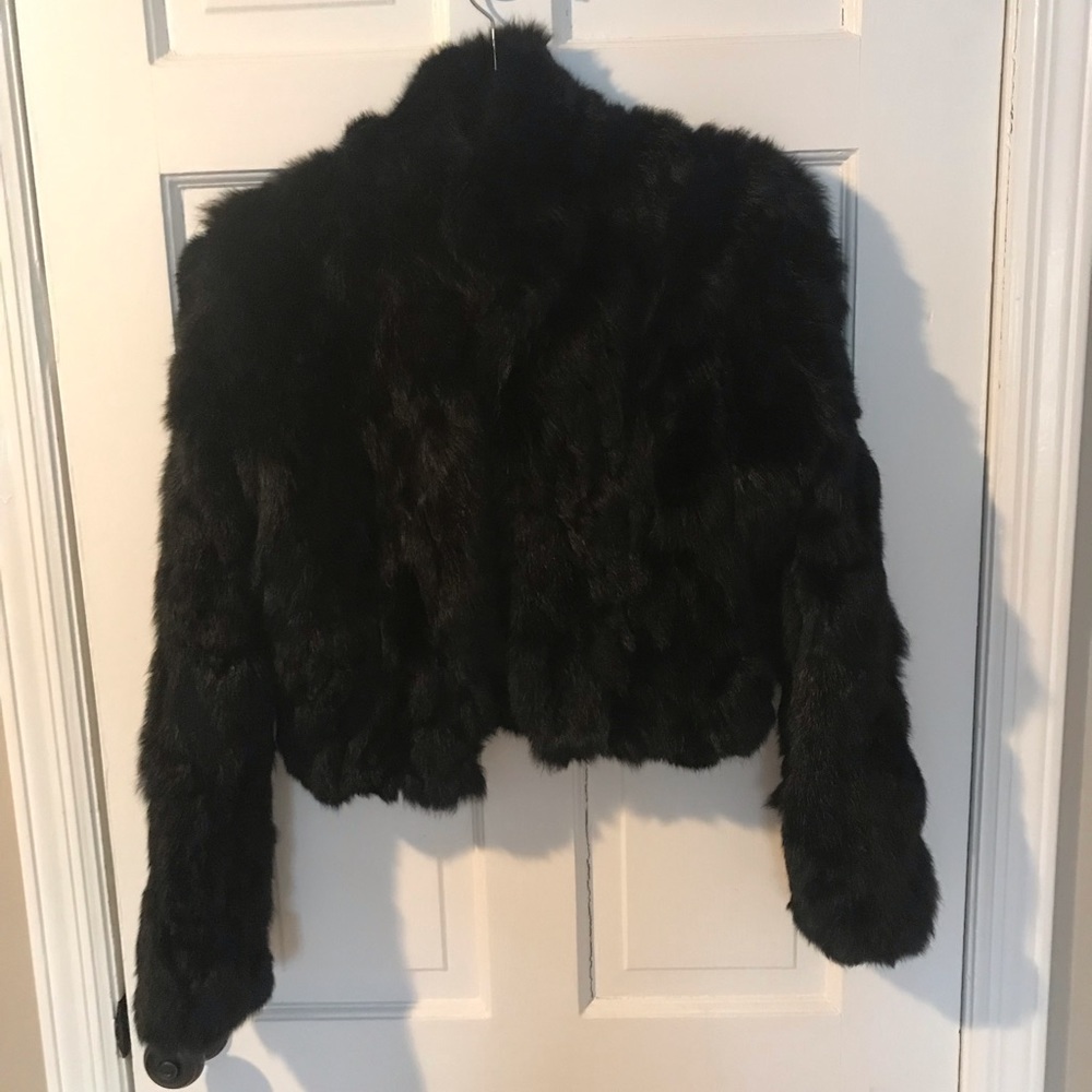 Never worn Bebe fur jacket
